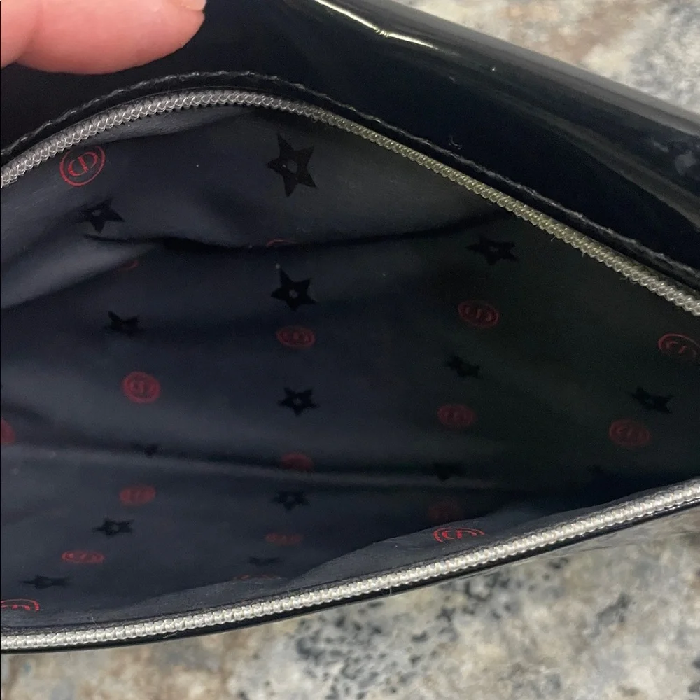 Dior Glossy Black Cosmetics Bag